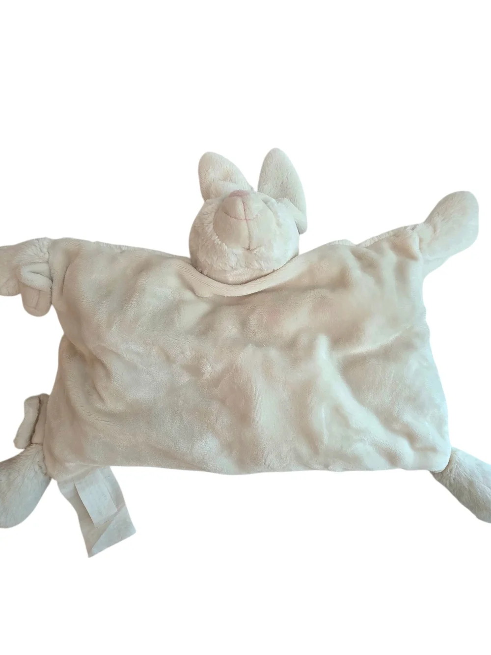 Little Miracles Snuggle Me Bunny Plush Foldable Pillow Retired Soft Lovey Kids‎